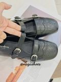  GIÀY BÚP BÊ NAGASHOES HAI QUAI MŨI VUÔNG VIỀN CHỈ 3P NAB150 