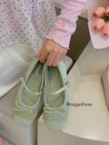  GIÀY BÚP BÊ NAGASHOES ĐÍNH NƠ VẢI QUAI NGANG NAB118 