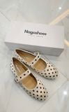  GIÀY BÚP BÊ NAGASHOES VIỀN ĐƯỜNG CHỈ QUAI KHÓA NAB105 