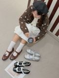  GIÀY BÚP BÊ NAGASHOES BALLET SNEAKER THẮT DÂY TRƯỚC 3P NAB125 