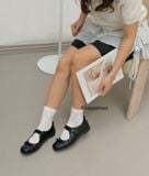  GIÀY BÚP BÊ NAGASHOES BALLET SNEAKER ĐÍNH NƠ QUAI DÁN 3P NAB116 