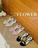  CAO GÓT NAGASHOES LÓT HOA QUAI DÂY ĐÍNH NƠ 4P NAC333 