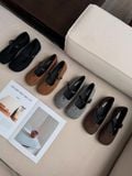  GIÀY BÚP BÊ NAGASHOES MŨI VUÔNG PHỐI DÂY QUAI GÚT NAB126 