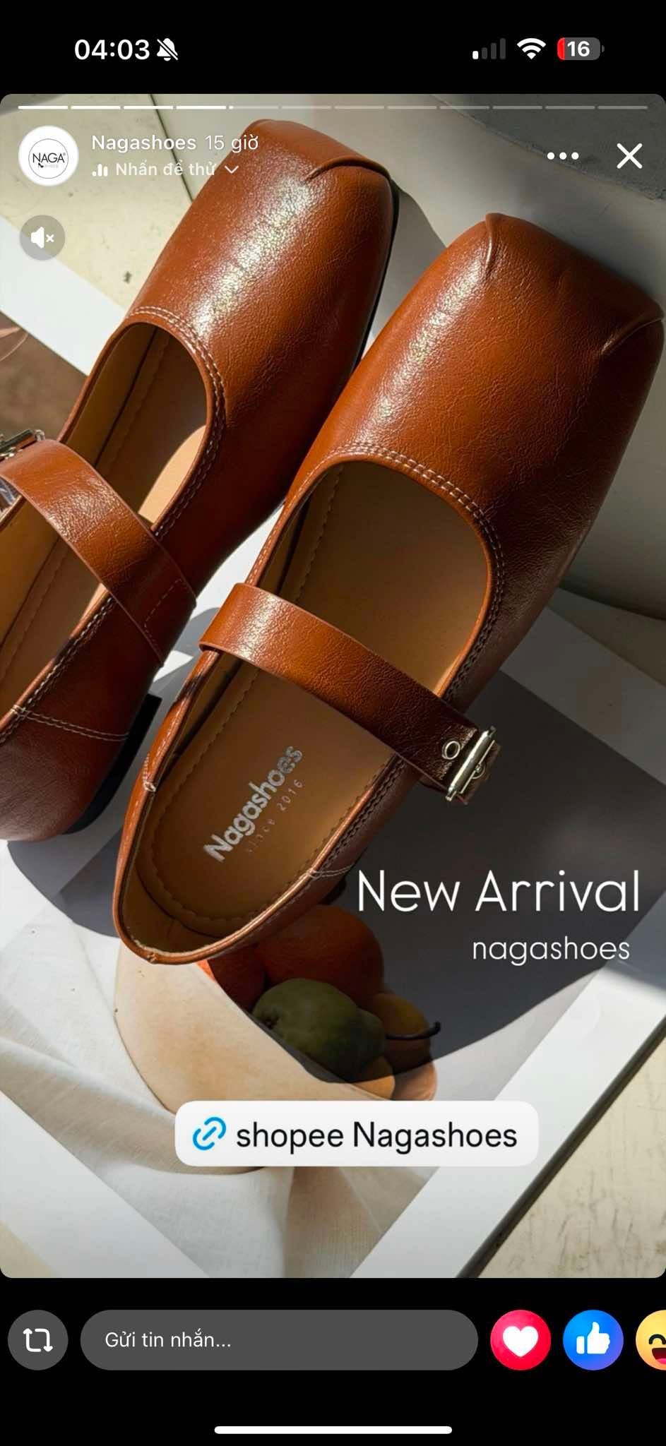  GIÀY BÚP BÊ NAGASHOES MŨI VUÔNG BASIC PHỐI QUAI NGANG NAB141 