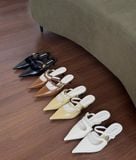  DÉP SỤC NAGASHOES MŨI NHỌN QUAI ĐÍNH PHỤ KIỆN 4P NAD399 