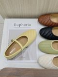  GIÀY BÚP BÊ NAGASHOES MŨI TRÒN ĐAN DÂY PHỐI QUAI NGANG NAB144 