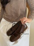  GIÀY BÚP BÊ NAGASHOES NÂNG CHIỀU CAO PHỐI QUAI ĐÍNH KHÓA 4P NAB90 