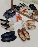  GIÀY BÚP BÊ NAGASHOES MŨI TRÒN QUAI XOẮN PHỐI PHỤ KIỆN NAB128 