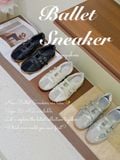  GIÀY BÚP BÊ NAGASHOES BALLET SNEAKER QUAI CHÉO CÓ KHÓA NAB157 
