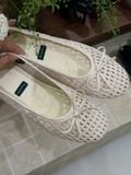  GIÀY BÚP BÊ NAGASHOES ĐAN DÂY ĐÍNH NƠ NAB162 