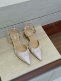 CAO GÓT NAGASHOES MŨI NHỌN ĐÍNH HỌA TIẾT HOA 7P NAC349 