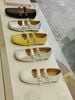 GIÀY BÚP BÊ NAGASHOES HAI QUAI NHẤN CHỈ MŨI GIÀY NAB119