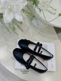  GIÀY BÚP BÊ NAGASHOES MŨI TRÒN NẾP GẤP HAI DÂY NƠ NAB120 