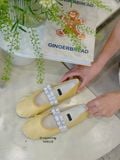  GIÀY BÚP BÊ NAGASHOES MŨI TRÒN NẾP GẤP HAI DÂY NƠ NAB120 