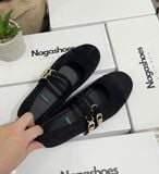  GIÀY BÚP BÊ NAGASHOES MŨI TRÒN 2 QUAI PHỐI KHÓA NAB129 