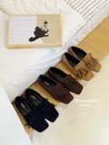  GIÀY BÚP BÊ NAGASHOES MŨI VUÔNG TUA RUA ĐÍNH NƠ NAB133 