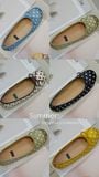  GIÀY BÚP BÊ NAGASHOES CHẤM BI NƠ MŨI TRÒN NAB145 