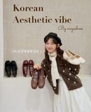  GIÀY BÚP BÊ NAGASHOES NÂNG CHIỀU CAO PHỐI QUAI ĐÍNH KHÓA 4P NAB90 