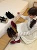 GIÀY BÚP BÊ NAGASHOES DA LỘN QUAI NGANG THẮT NƠ NAB93