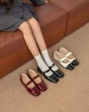  GIÀY BÚP BÊ NAGASHOES QUAI DÁN DA BÓNG PHỐI PHỤ KIỆN  2P NAB96 
