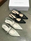  CAO GÓT NAGASHOES VẢI REN LƯỚI THÊU HOA 4P NAC337 