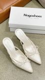  DÉP SỤC NAGASHOES MŨI NHỌN PHỐI DÂY NƠ 7P NAD346 