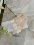  DÉP SỤC NAGASHOES VẢI LƯỚI PHỐI NƠ ĐÍNH NGỌC 4P NAD372 