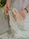  DÉP SỤC NAGASHOES QUAI LƯỚI PHỐI REN BLING BLING 4P NAD373 