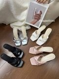  DÉP NAGASHOES MŨI VUÔNG QUAI XOẮN 5P NAD378 