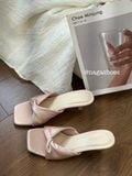  DÉP NAGASHOES MŨI VUÔNG QUAI XOẮN 5P NAD378 