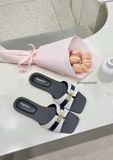  DÉP NAGASHOES ĐẾ BỆT QUAI VẢI PHỐI KHÓA VÀNG NAD391 