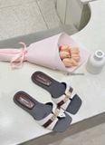  DÉP NAGASHOES ĐẾ BỆT QUAI VẢI PHỐI KHÓA VÀNG NAD391 