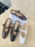  DÉP SỤC NAGASHOES MŨI TRÒN QUAI NGANG VIỀN ĐÍNH ĐÁ NAD413 