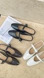  DÉP SỤC NAGASHOES MŨI TRÒN QUAI NGANG VIỀN ĐÍNH ĐÁ NAD413 