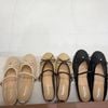  DÉP SỤC NAGASHOES VẢI ĐAN LƯỚI VIỀN DA ĐÍNH NƠ 2P NAD415 