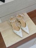 CAO GÓT NAGASHOES MŨI NHỌN ĐÍNH HỌA TIẾT HOA 7P NAC349 