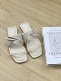  DÉP NAGASHOES MŨI VUÔNG 2 QUAI NGANG XOẮN NAD398 
