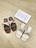  DÉP NAGASHOES MŨI VUÔNG 2 QUAI NGANG XOẮN NAD398 