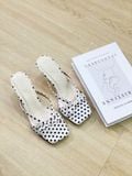  DÉP NAGASHOES THẮT NƠ QUAI CHÉO MŨI VUÔNG 6P NAD330 
