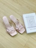  DÉP NAGASHOES THẮT NƠ QUAI CHÉO MŨI VUÔNG 6P NAD330 