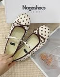  GIÀY BÚP BÊ NAGASHOES MŨI TRÒN ĐÍNH NƠ NAB110 