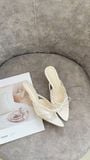  DÉP NAGASHOES MŨI NHỌN QUAI NGANG NƠ 7P NAD409 
