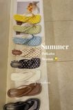 DÉP NAGASHOES QUAI KẸP MŨI VUÔNG ĐẾ XUỒNG 3P NAD396 