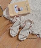  SANDAL NAGASHOES MŨI TRÒN HAI QUAI NGANG CÓ KHÓA NAS251 