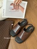  SANDAL NAGASHOES QUAI BÁNH MÌ MŨI VUÔNG NAS252 
