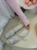  DÉP SỤC NAGASHOES MŨI VUÔNG ĐÍNH NƠ QUAI NGANG 2P NAD374 