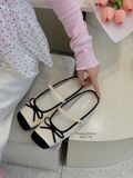  DÉP SỤC NAGASHOES MŨI VUÔNG ĐÍNH NƠ QUAI NGANG 2P NAD374 