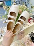 GIÀY BÚP BÊ NAGASHOES HAI QUAI NHẤN CHỈ MŨI GIÀY NAB119 