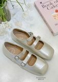  GIÀY BÚP BÊ NAGASHOES HAI QUAI NHẤN CHỈ MŨI GIÀY NAB119 