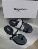  DÉP NAGASHOES XỎ NGÓN QUAI NGANG THẮT NƠ NAD359 